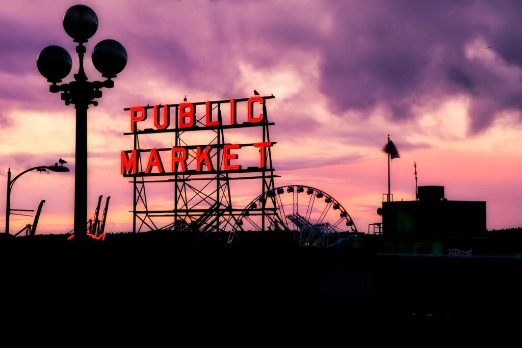 パイク・プレイス・マーケット(Pike Place Market)
